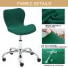 Curved Stretch Bar Stool Covers, Kitchen Swivel Stools Slipcovers with Backrest Stretch Modern High Bar/Counter Chair Cover, for Short Dining Chair,D,2pack view 3
