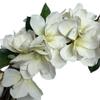 20" Artificial Magnolia Wreath,Spring Wreath for Front Door Decor Wedding Decor view 3
