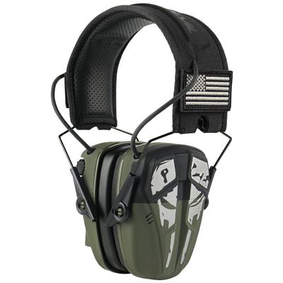 GREEN DEVIL Shooting Ear Protection Electronic Hearing Protection Ear muffs With Mic Sound Amplification Noise Reduction 26dB Earmuffs/Headphones For Gun Range Shooting Hunting
