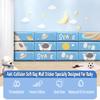 Blue Anti-Collision Leather Wall Sticker, Bedroom Tatami Children's Room 3D Wall Panel Self-Adhesive Wall Mat(1 PCS-3) view 2