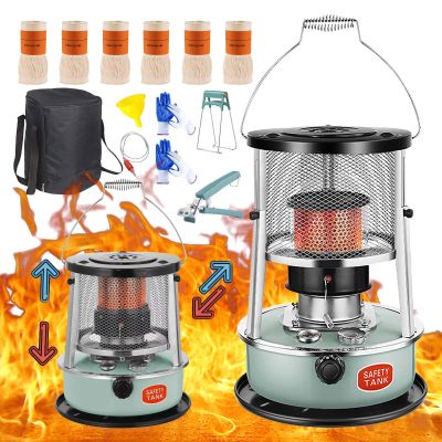 Lightweight and Portable Kerosene Heater Stove, Scalding Prevention Indoor Heater Non Electric, Stainless Steel Kerosene Heaters for Indoor Use, Suitable for Indoor and Outdoor Courtyard Patio Home