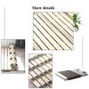 WAEYZ Solid Wood Mattress, Hard Bed Roll Board Tatami Pine Wood Folding Breathable Dragon Spine Protection Harden Bed Plank Slats (Size : 0.8mx2m) view 3