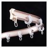 Rose Gold Curtain Track Gliders - 3/6/9/13/16/32/49 ft Long, Bendable Aluminum Alloy Privacy Room Divider Curtain Rod, for Clinics/Camper, Ceiling/Wall Mount ( Color : Wall Mount , Size : 6m/19.6ft ) view 1