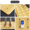 Wooden Bed Board, Waist Protector Board Mattress Spine Protection Board Soft Sofa Harden Bed Board with Detachable Cloth Cover+Soft Pad (Size : 70x120cm) view 2