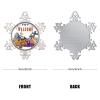 2022 Halloween Ornaments 3 Inch Gnome Pumpkin Snowflake Ornament Farm Truck Welcome Tombstone Fence Banner Night Before Christmas Tree Hanging Ornament Gothic Snowflake Metal Keepsake Gift view 2