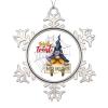 2022 Halloween Ornaments 3 Inch Gnome Witch Hat Snowflake Ornament Trick Or Treat Spider Web Night Before Christmas Tree Hanging Ornament Gothic Snowflake Metal Keepsake Gift view 1