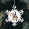 2022 Halloween Ornaments 3 Inch Gnome Witch Hat Snowflake Ornament Trick Or Treat Spider Web Night Before Christmas Tree Hanging Ornament Gothic Snowflake Metal Keepsake Gift view 3