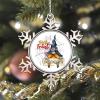 2022 Halloween Ornaments 3 Inch Gnome Witch Hat Snowflake Ornament Trick Or Treat Spider Web Night Before Christmas Tree Hanging Ornament Gothic Snowflake Metal Keepsake Gift view 4