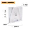 SHENGHE 12" Fillable Cardboard Letter Charcuterie Gift Cupcake Box With Cover Sweets Packaging (A) view 2
