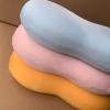Agatige Memory Foam Pillow, Like Cat Belly Soft Ergonomic Flat Sleep Pillow with Pillow Covers for Men Women Stomach Sleeper(Pink) view 2