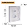 SHENGHE 12" Fillable Cardboard Letter Charcuterie Gift Cupcake Box With Cover Sweets Packaging (B) view 2