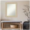Amanti Art Silver Bathroom Mirror for Over Sink, 28x22 Classic Honey Silver Rectangle Vanity Mirror, Medium Casual Frame, Hangs Horizonally and Vertically, Bathroom Wall Decor, Petite Bevel Edge view 2