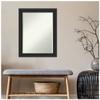 Amanti Art Black Bathroom Mirror for Over Sink, 28x22 Shipwreck Black Narrow Rectangle Vanity Mirror, Medium Country Rustic Frame, Hangs Horizonally and Vertically, Bathroom Wall Decor, Petite Bevel view 2