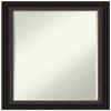 Amanti Art Bronze Bathroom Mirror for Over Sink, 29x23 Trio Oil Rubbed Bronze Rectangle Vanity Mirror, Medium Traditional Frame, Hangs Horizonally and Vertically, Bathroom Wall Decor, Petite Bevel view 1