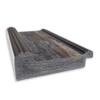 Amanti Art Brown Bathroom Mirror for Over Sink, 30x24 Rail Rustic Char Rectangle Vanity Mirror, Medium Country Rustic Frame, Hangs Horizonally and Vertically, Bathroom Wall Decor, Petite Bevel Edge view 2