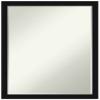 Amanti Art Black Bathroom Mirror for Over Sink, 26x20 Avon Black Narrow Rectangle Vanity Mirror, Medium Casual Frame, Hangs Horizonally and Vertically, Bathroom Wall Decor, Petite Bevel Edge view 1