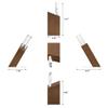 Cangshan L1 Series 3-Piece HUA Cleaver Knife Block Set, Forged German Steel, 1027518 view 3