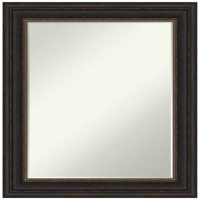 Amanti Art Bronze Bathroom Mirror for Over Sink, 29x23 Accent Bronze Rectangle Vanity Mirror, Medium Traditional Frame, Hangs Horizonally and Vertically, Bathroom Wall Decor, Petite Bevel Edge