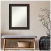 Amanti Art Bronze Bathroom Mirror for Over Sink, 29x23 Accent Bronze Rectangle Vanity Mirror, Medium Traditional Frame, Hangs Horizonally and Vertically, Bathroom Wall Decor, Petite Bevel Edge view 2