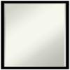 Amanti Art Black Bathroom Mirror for Over Sink, 25x19 Jet Black Rectangle Vanity Mirror, Medium Modern Frame, Hangs Horizonally and Vertically, Bathroom Wall Decor, Petite Bevel Edge view 1