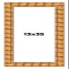 13x35 Frame Bamboo Natural Wood Beige Solid Wood Picture Frame | 2.875 Inch Moulding Width | Picture Frame Complete with UV Acrylic Plexiglass, Foam Board Backing & Hanging Hardware view 1