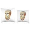Acient Italy Roman Statue Abstract Art Teacher Throw Pillow view 3