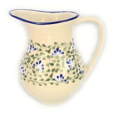 Water Pitcher Carafe 2.5 Liters Clay 100% Handcraft and Hand Painted in Carmen de Viboral Colombia