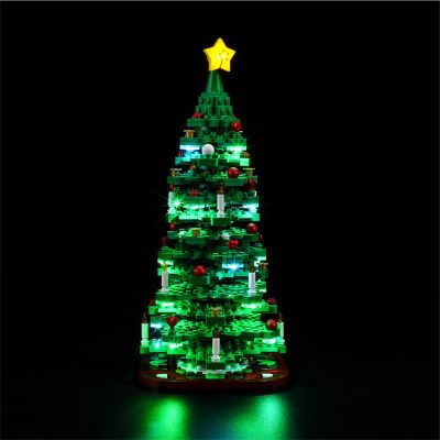 GEAMENT LED Light Kit Compatible with LEGO Christmas Tree - Lighting Set for 40573 Building Model (Model Set Not Included)
