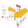 hooga Sleep Light Bulb, Amber Light Bulbs for Sleep Therapy, Blue Light Blocking, 1600K Dim Light Bulbs 7W Equivalent, Mood Soothing Light, E26 A19 Warm Light Bulbs for Bedroom, Nursery, 4 Pack. view 1