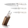 Cangshan L1 Series 4-Piece HUA Knife Block Set, Forged German Steel, White, 1026986 view 2