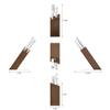 Cangshan L1 Series 4-Piece HUA Knife Block Set, Forged German Steel, White, 1026986 view 3