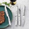 Cangshan L1 Series 1026948 German Steel Forged 4-Piece Fine-Edge Steak Knife Set, White view 4