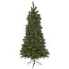 Northlight Pre-Lit Medium Beaver Pine Artificial Christmas Wall Tree Clear Lights, 6.5', Green view 1