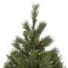 Northlight Pre-Lit Medium Beaver Pine Artificial Christmas Wall Tree Clear Lights, 6.5', Green view 4