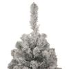 Northlight Pre-Lit Heavily Flocked Madison Pine Medium Artificial Christmas Tree Clear Lights, 3', Green view 4