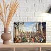 CP CANVASPATH The Wedding at Cana by Paolo Veronese Classic Art Reproductions,Giclee Canvas Prints Wall Art for Home Decor,20x30 inches view 2