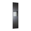 ASI - 6467-41 - Piatto Completely Recessed Paper Towel Dispenser & Waste Receptacle - Matte Black Phenolic Door view 1