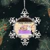 2022 Halloween Ornaments 3 Inch Pumpkin on Truck Snowflake Ornament Witch Hat Orange Polka Dots Stripe Night Before Christmas Tree Hanging Ornament Gothic Snowflake Metal Keepsake Gift view 3