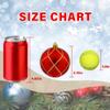 3.15" Christmas Ball Ornaments Set, 16pc Red Xmas Tree Ornaments Decoration, Shatterproof Large Decorative Hanging Balls with Loop for Christmas Party Holiday Wreath Garland Home Decor view 3