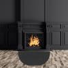 Half Round Fire Resistant Mat For Fireplace,Deck And Floor Protector Pad For Outdoor Indoor Fireplaces,Fireproof Fireplace Mat Fire Retardant Hearth Pad For Wood Stove,Protect Floor From Sparks Embers view 3