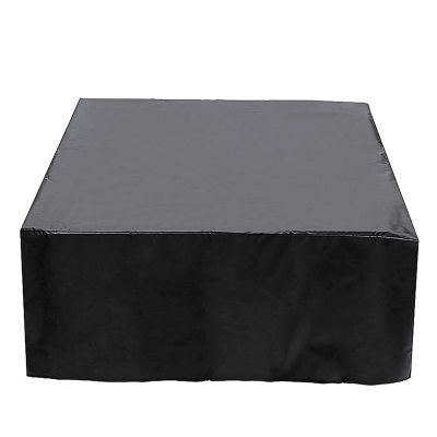 EQHAIR Waterproof Patio Table Covers Outdoor, Garden Furniture Covers Rectangular, Waterproof 420D Oxford Cloth Used for Patio Lawn Furniture Protective Case