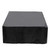 EQHAIR Waterproof Patio Table Covers Outdoor, Garden Furniture Covers Rectangular, Waterproof 420D Oxford Cloth Used for Patio Lawn Furniture Protective Case view 1