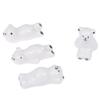 MinLia White Bear Chopstick Holder Ceramic Chopsticks Rest Cute Spoon Fork Ceramic Cutlery Rack Home Kitchen Accessories view 2