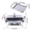 8QT Chafing Dish Food Warmer Stainless Steel Chafer Buffet Server for Buffet Wedding Banquet Events view 2