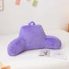 Aimuan Reading Pillow Bed Rest Pillow with Arms Rabbit Fur Cushion for Adults Teens Incline Rest Sitting up & Sleeping Snoring Pillow with Pregnancy Lumbar Back Support (Purple) view 2