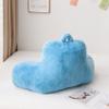 Aimuan Reading Pillow Bed Rest Pillow with Arms Rabbit Fur Cushion for Adults Teens Incline Rest Sitting up & Sleeping Snoring Pillow with Pregnancy Lumbar Back Support (Standard, Blue) view 2