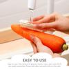 LIFKOME Kitchen Cleaning Tool 4pcs Flexible Sink Brush Vegetable Scrubber Potato Brush Scrubber Soft Bristles Humanized Design view 3
