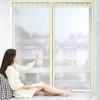 JINMLBO Window Insulation Film Double Layer Bubble Film Zipper Design 4mmEVA Plastic Soft Film Keep Warm Windshield, 45 Sizes(1.8x1.8m) view 2