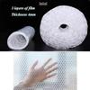 JINMLBO Window Insulation Film Double Layer Bubble Film Zipper Design 4mmEVA Plastic Soft Film Keep Warm Windshield, 45 Sizes(1.8x1.8m) view 4
