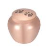 SHEIL Dog/Cat Paw Print Stainless Steel Cremation Urns for Ashes for Pet Keepsake Memorial Jewelry Funeral Casket -50mm Tall